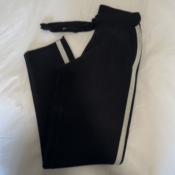 ATM Cashmere Blend Jacquard Stripe Sweater Pant - Picture 9 of 10